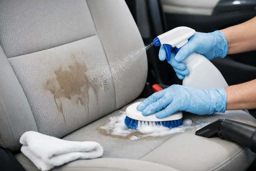 How to Remove Seat Stains Without Ruining Fabric