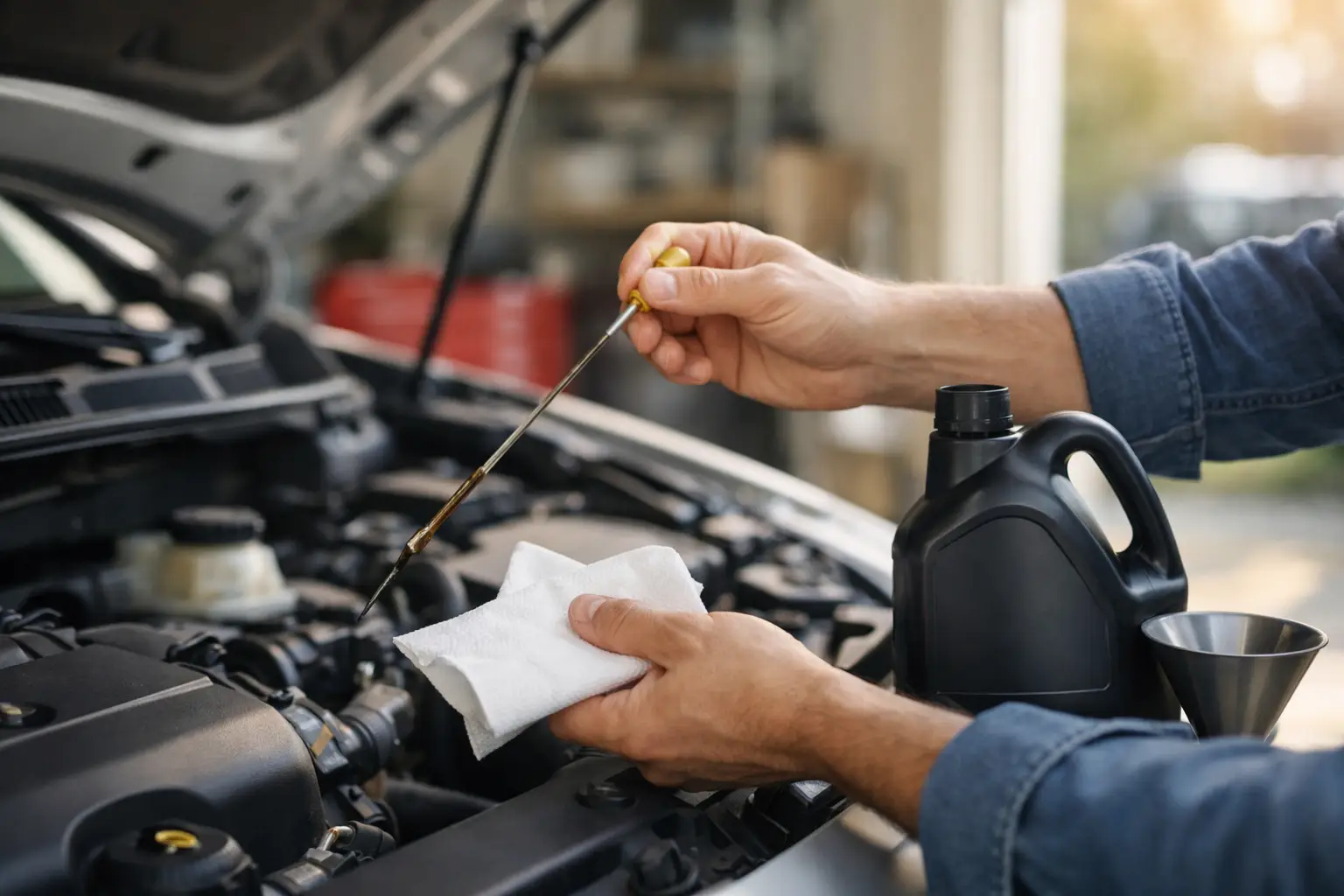 How to Check Engine Oil Correctly at Home
